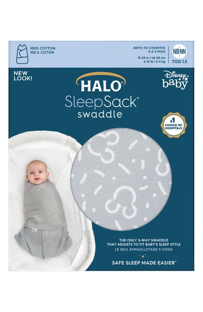 Shop Halo Sleepsack™ Swaddle In Mickey Grey