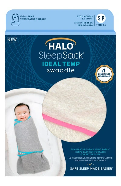 Shop Halo Sleepsack™ Ideal Temp Swaddle In Oatmeal