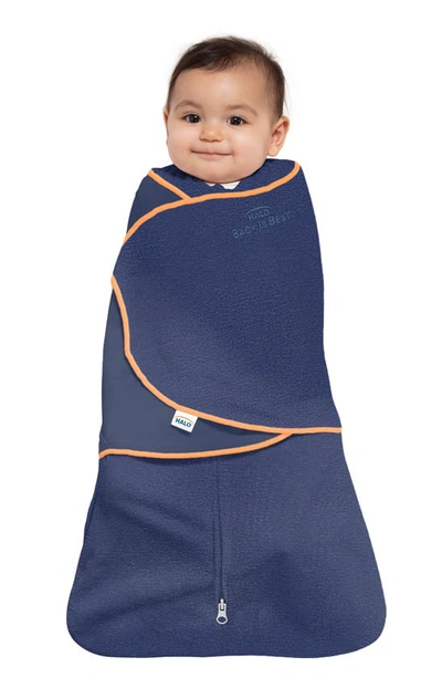 Shop Halo Sleepsack™ Ideal Temp Swaddle In Navy