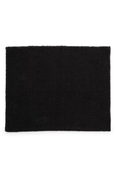 Shop Apparis Katila Fleece Throw Blanket In Noir