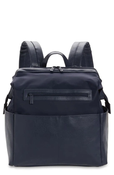 Shop Beis The Backpack Diaper Bag In Navy