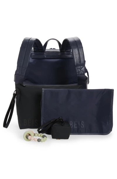 Shop Beis The Backpack Diaper Bag In Navy