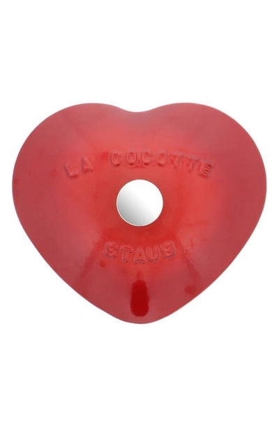 Staub 1.75-qt. Heart Dutch Oven In Cherry