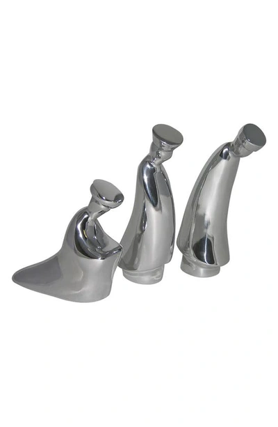 Shop Nambe 'nativity' Three Wise Men Figurines In Silver