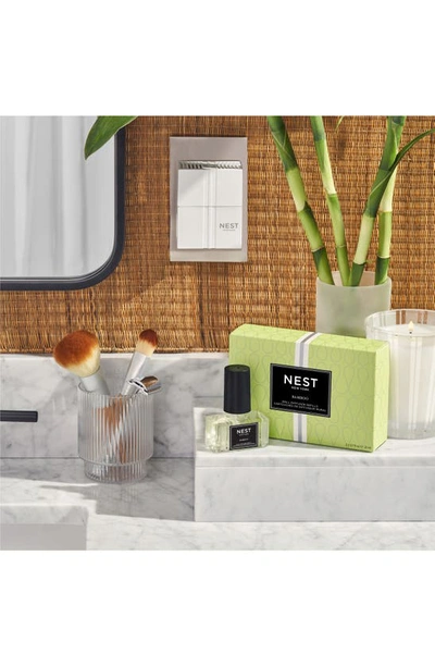 Shop Nest New York Wall Diffuser Refill Set In Bamboo