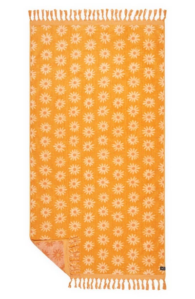 Shop Slowtide Dandy Fringed Towel In Orange