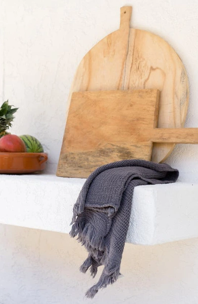 Shop House No.23 Ella Hand Towel In Anthracite