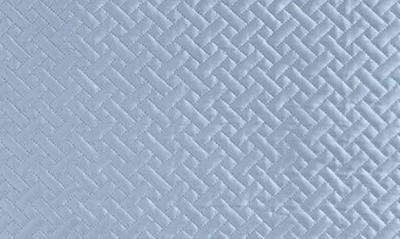 Matouk Basketweave Cotton Sateen Sham In Hazy Blue