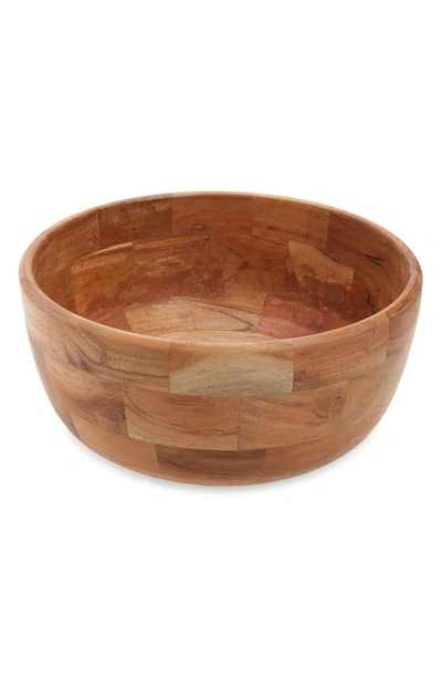 Shop Nordstrom 11-inch Wood Serving Bowl In Warm Brown