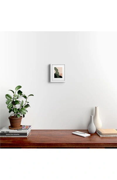 Deny Designs Boho Framed Art Print In White Frame