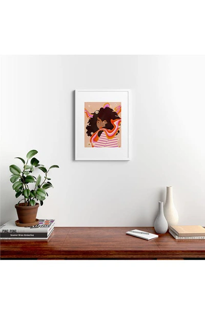 Deny Designs Thirtyone Illustrations Framed Art Print In White Frame