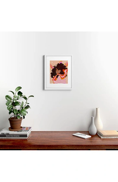 Deny Designs Thirtyone Illustrations Framed Art Print In White Frame