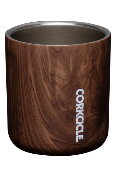 Shop Corkcicle Buzz Cup 12-ounce Insulated Tumbler In Walnut Wood