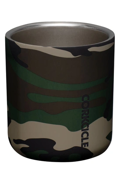 Shop Corkcicle Buzz Cup 12-ounce Insulated Tumbler In Woodland Camo