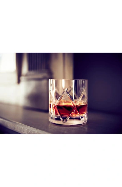 Waterford Set Of 2 Connoisseur Olann Straight Lead Crystal Tumblers In Clear
