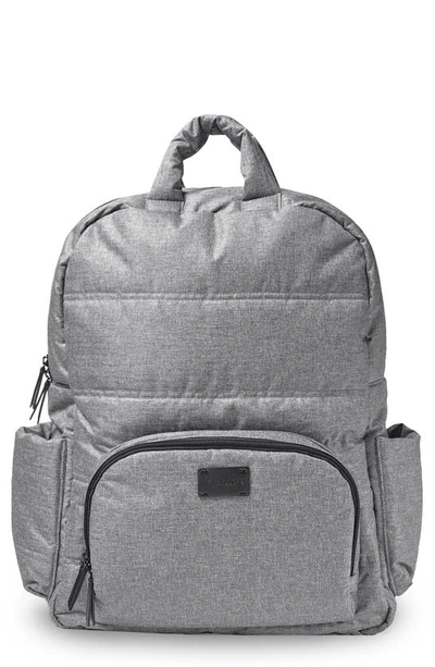 Shop 7 A.m. Enfant Bk718 Diaper Backpack In Heather Grey