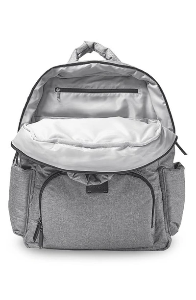 Shop 7 A.m. Enfant Bk718 Diaper Backpack In Heather Grey