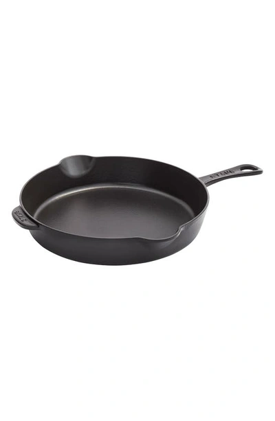 Shop Staub 11-inch Enameled Cast Iron Fry Pan In Matte Black