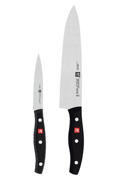 Zwilling Twin Signature 2-piece Knife Set In Stainless Steel