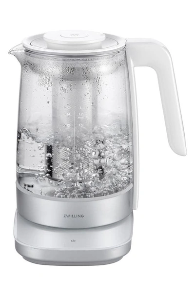 Zwilling Enfinigy Electric Glass Kettle In Silver