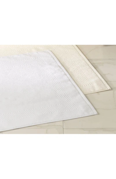 Shop Matouk Lotus Bath Mat In Ivory