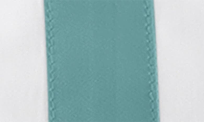 Matouk Lowell Duvet Cover In Aquamarine