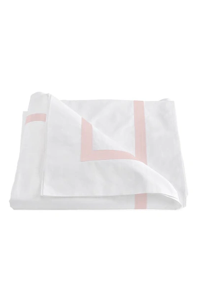 Shop Matouk Lowell Duvet Cover In Pink