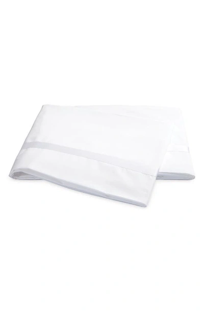 Shop Matouk Lowell Duvet Cover In White