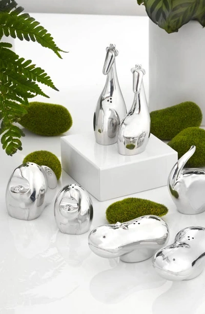 Nambe Nambé Savanna Salt & Pepper Shakers In Elephant