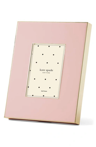 Shop Kate Spade Make It Pop 4 X 6 Picture Frame In Pink