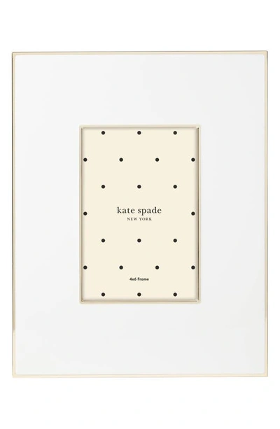Shop Kate Spade Make It Pop 4 X 6 Picture Frame In White