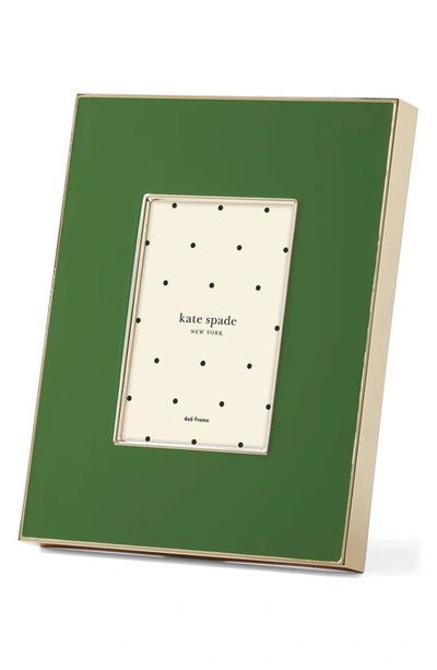 Shop Kate Spade Make It Pop 4 X 6 Picture Frame In Green