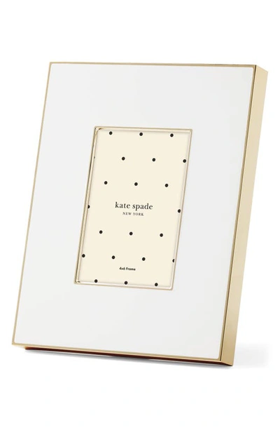 Kate Spade Make It Pop 4 X 6 Picture Frame In White