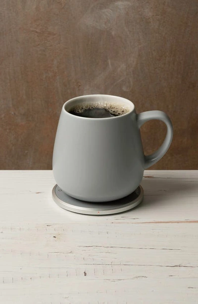 Shop Ohom Ui Plus Mug & Warmer Set In Gray
