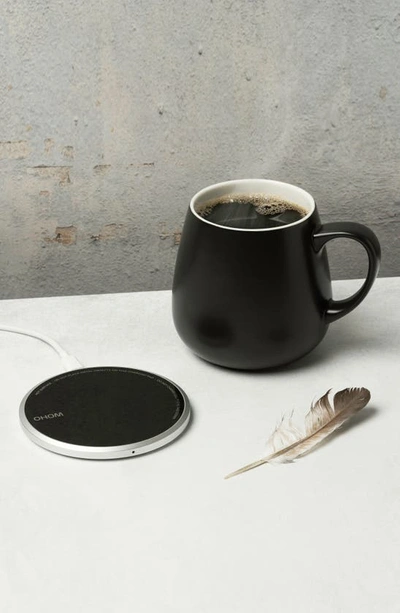 Shop Ohom Ui Plus Mug & Warmer Set In Black