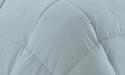 Shop Modern Threads Down Alternative Reversible Comforter In Oatmeal/dusty Blue