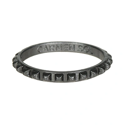 Carmen Sol Borchietta Bracelet In Grey In Gunmetal