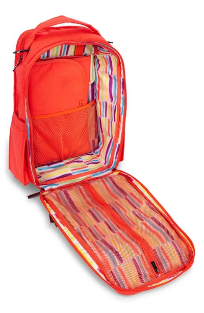 Shop Ju-ju-be Be Right Back Diaper Backpack In Neon Coral
