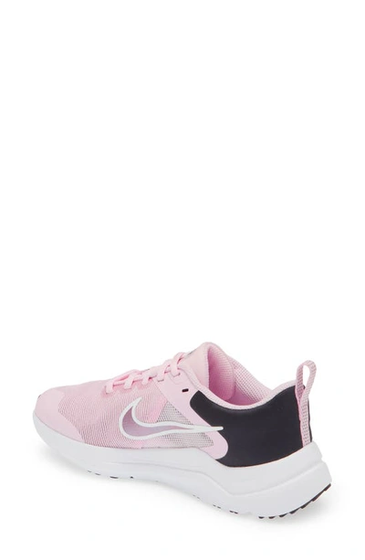Shop Nike Downshifter 12 Sneaker In Pink Foam/ Pewter/ Black
