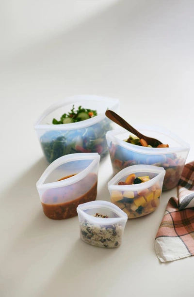 Shop Stasher 2-pack Reusable On-the-go Bowls In Clear