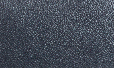 Royce New York Medium Leather Duffle Bag In Navy Blue