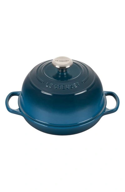 Le Creuset Enameled Cast Iron Bread Oven In Deep Teal