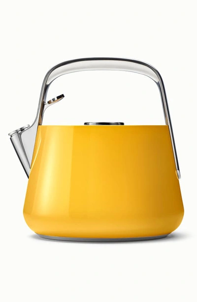 Caraway Whistling Tea Kettle In Marigold