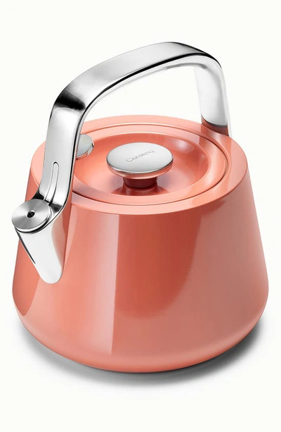 Caraway Whistling Tea Kettle In Terracotta | ModeSens