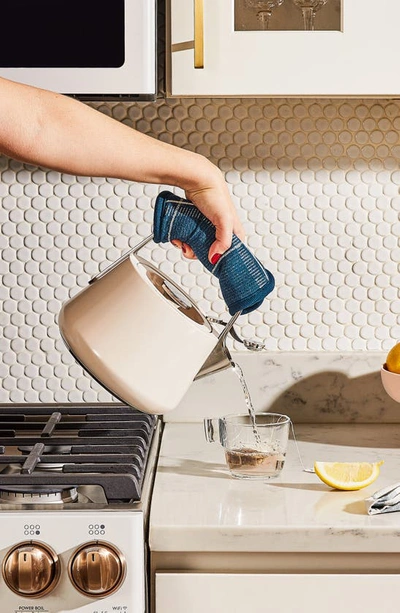 Caraway Whistling Tea Kettle In Cream