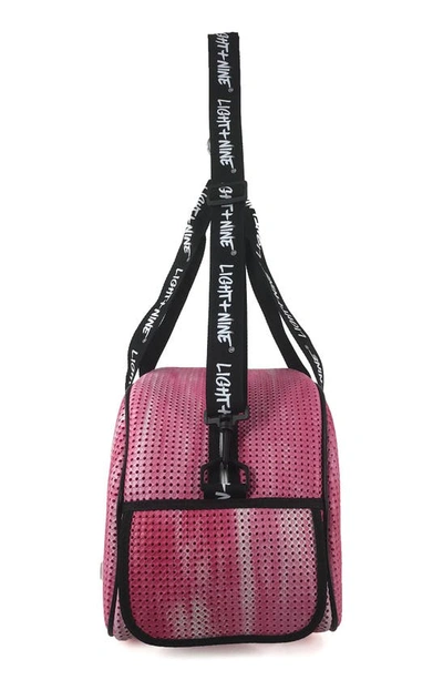 Shop Light+nine Kids' Duffy Tie Dye Duffle Bag In Pink
