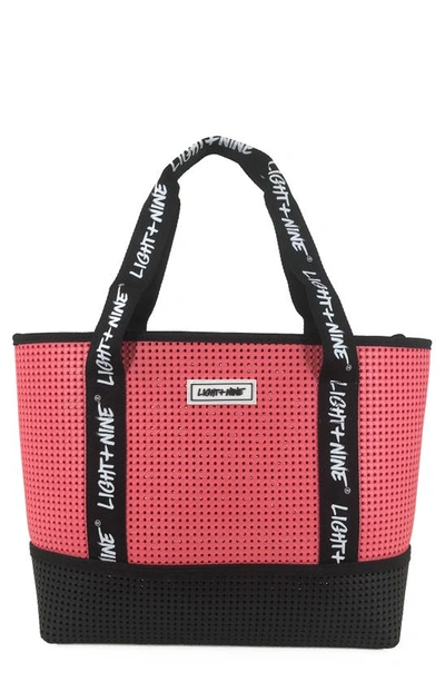 LIGHT+NINE KIDS' LUCKY CORAL TOTE 