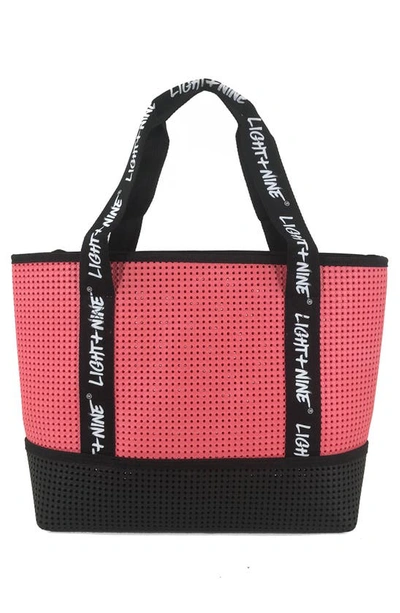 LIGHT+NINE KIDS' LUCKY CORAL TOTE 