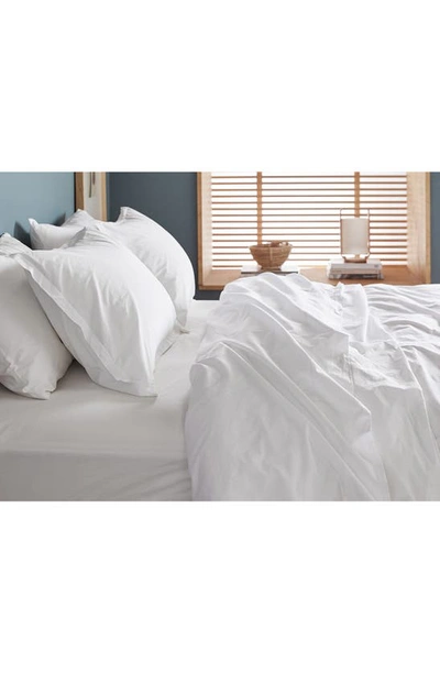Parachute Cotton Percale Top Sheet In White