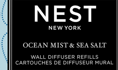 Shop Nest New York New York Wall Diffuser Refill Duo In Ocean Mist & Sea Salt